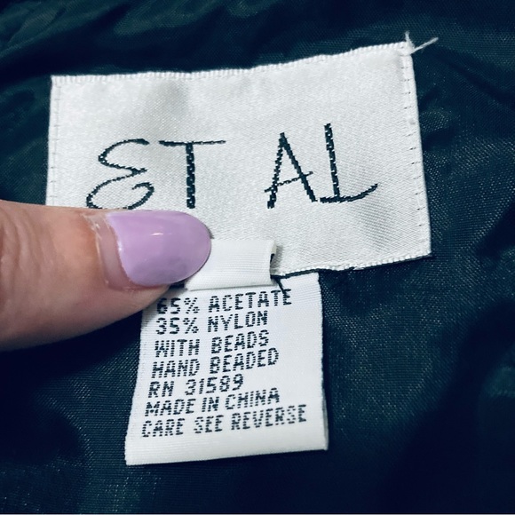 Vintage Velvet Cocktail Dress - Picture 8 of 8